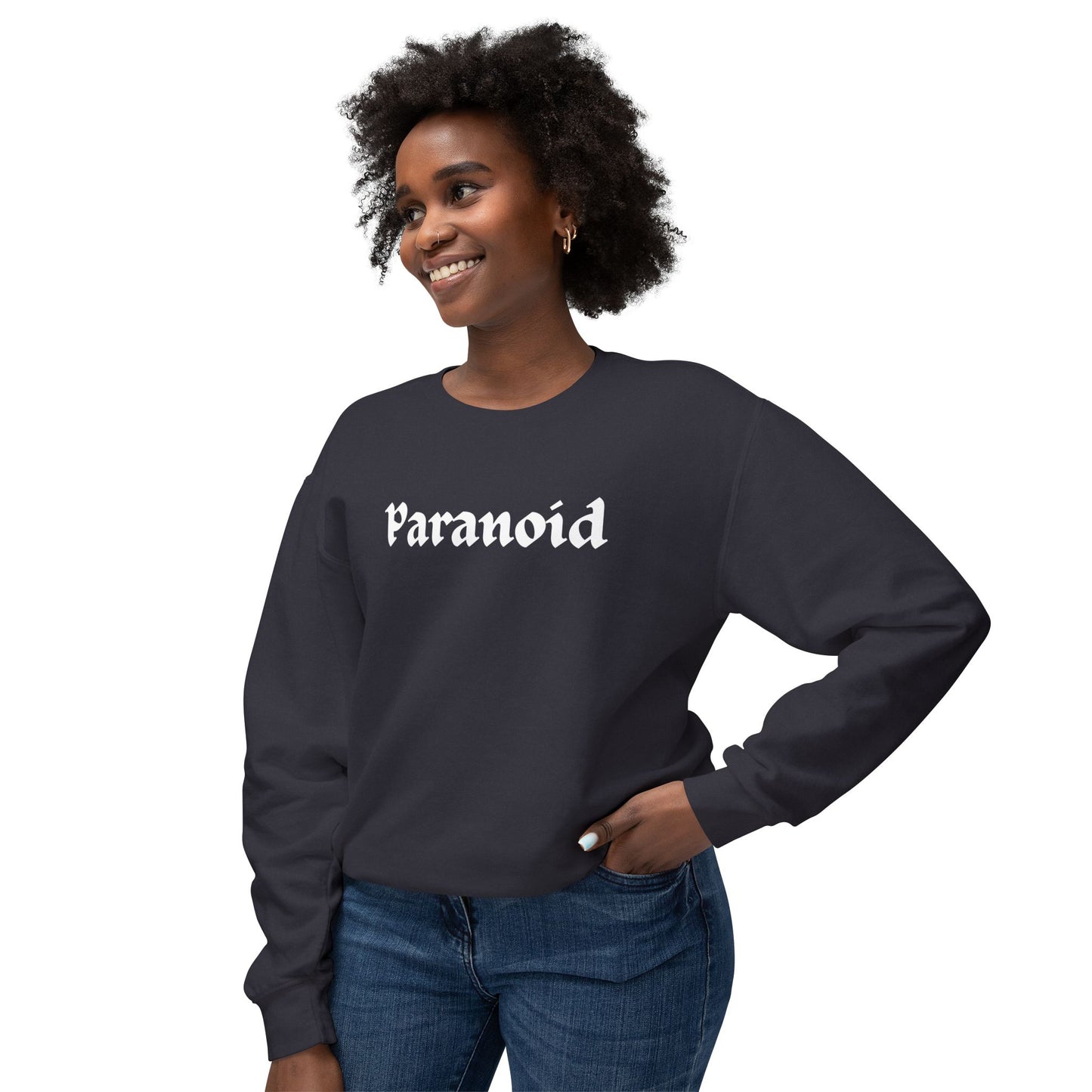 "Paranoid" Crewneck Sweater