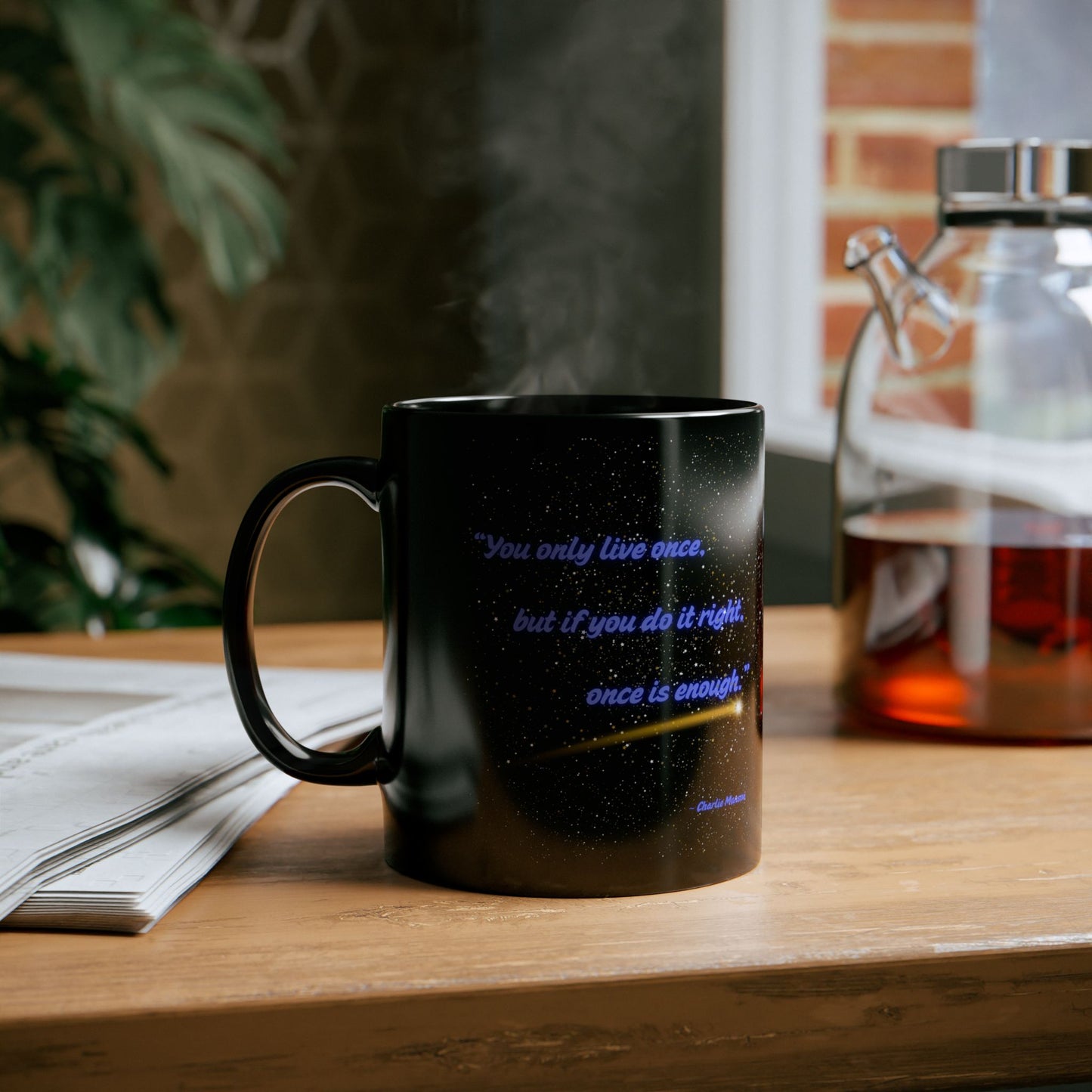 The More You Know - Charlie Manson Style Inspirational Quote Mug