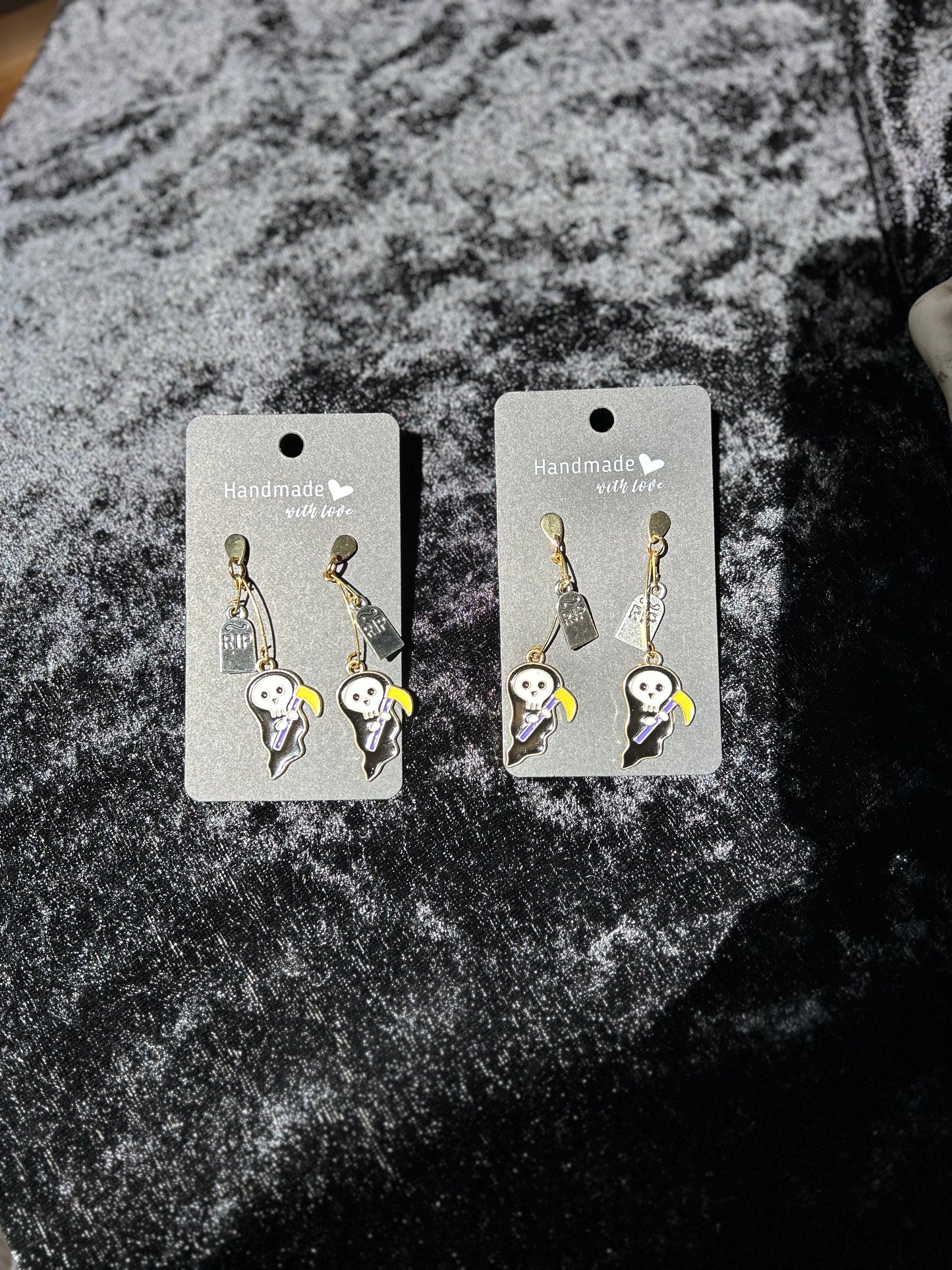 Grim Reaper RIP Earrings