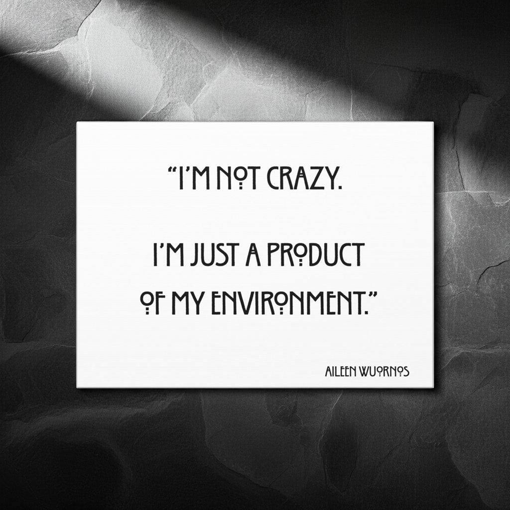 Aileen Wuornos Quote Canvas Print