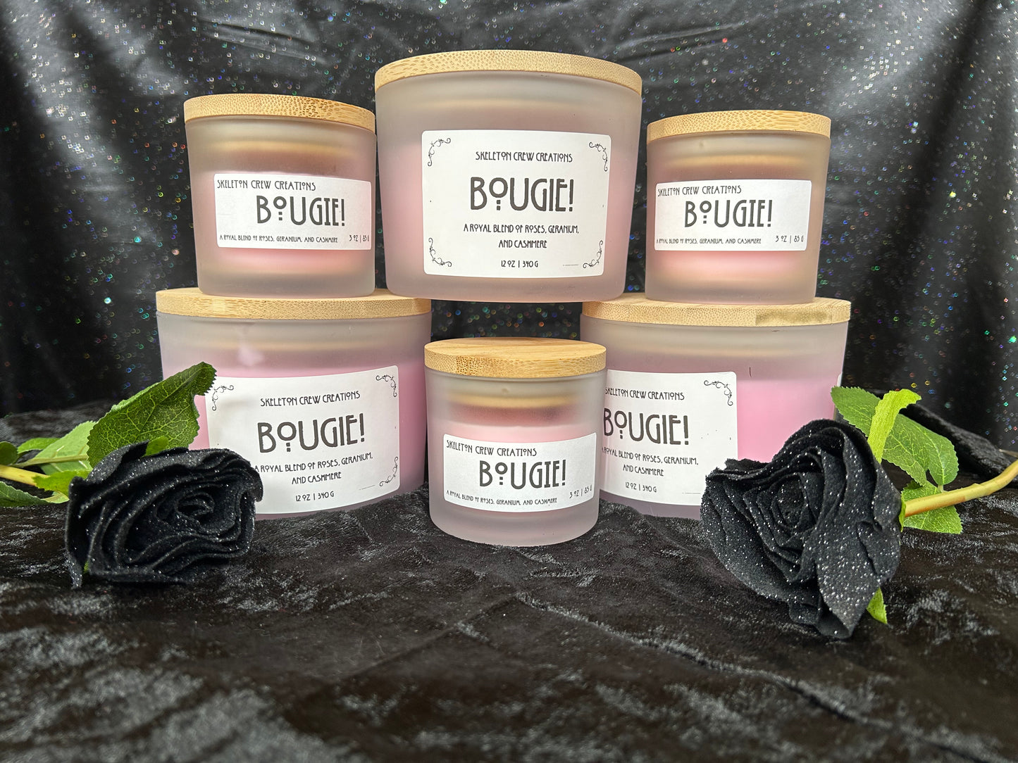"Bougie!" - Rose & Cashmere Scented Candle