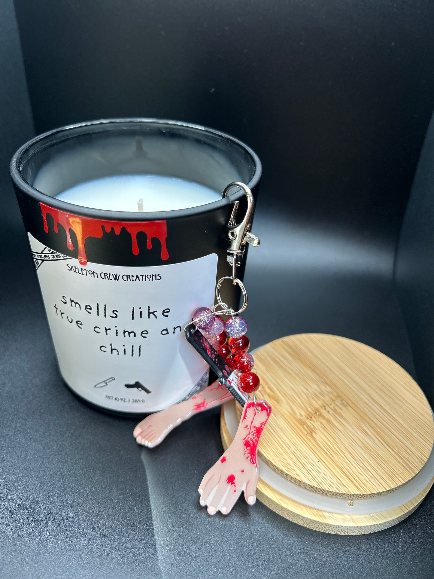 "Smells Like True Crime and Chill" Candle