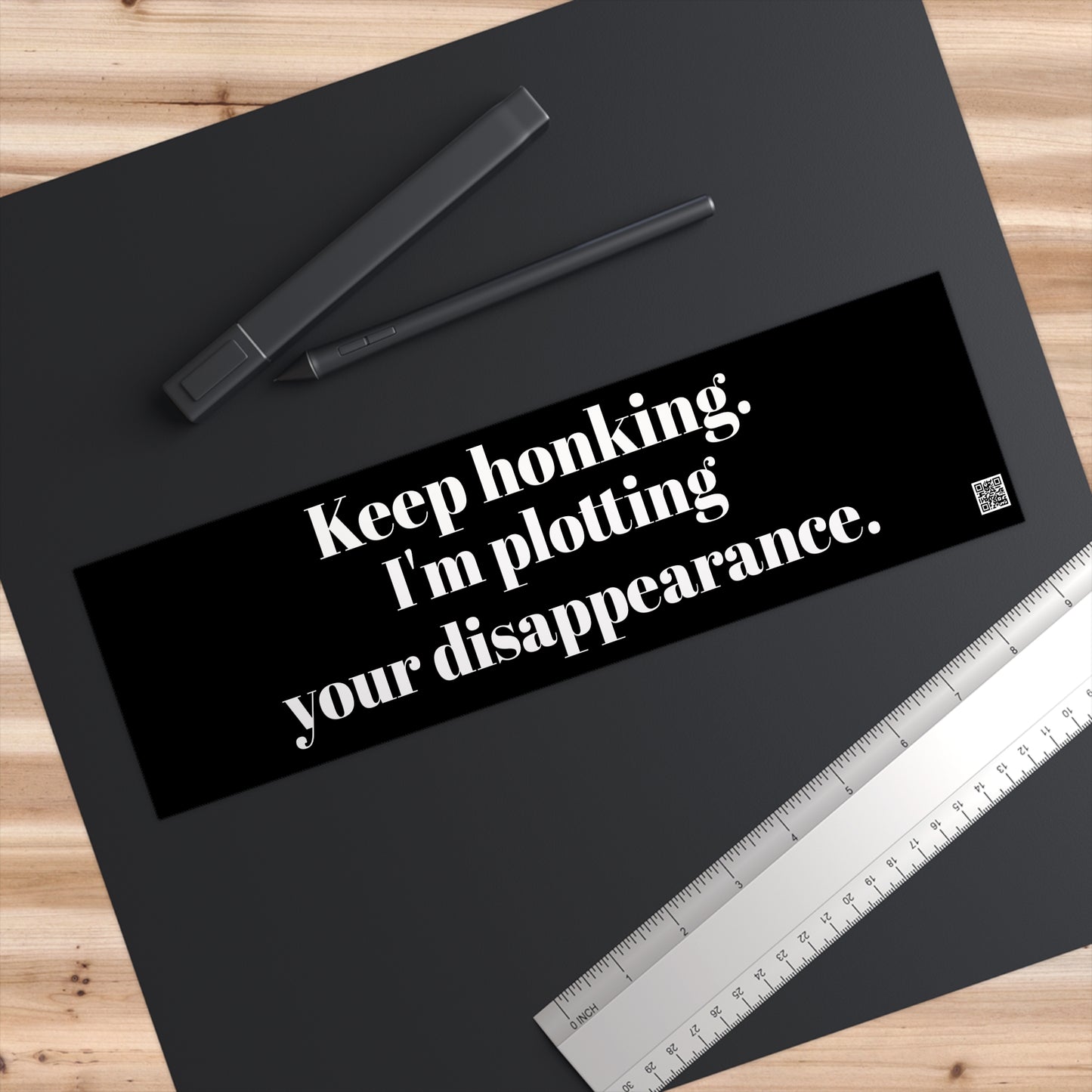 "Keep Honking" - Bumper Sticker