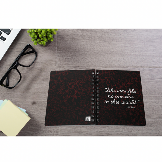 Ed Gein Quote Spiral Bound Journal