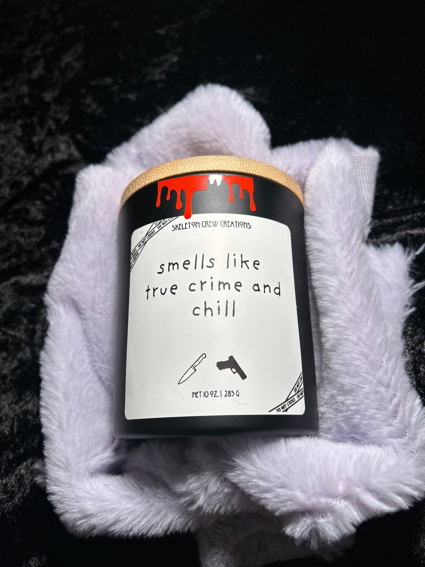 "Smells Like True Crime and Chill" Candle