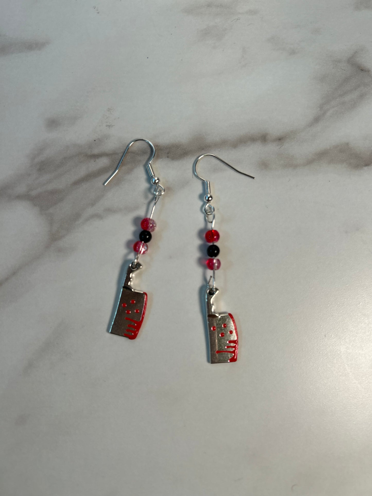 Bloody Cleaver Earrings