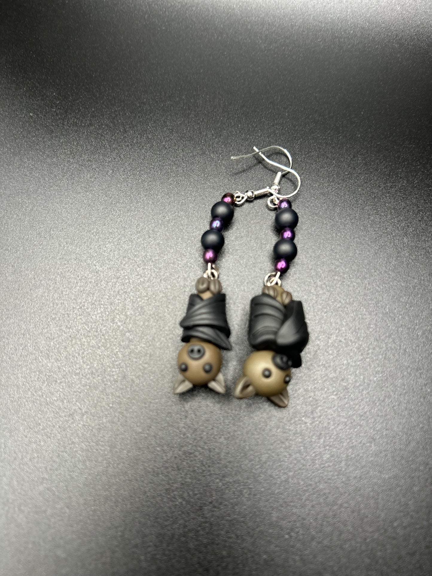 Cute Hanging Bats Earrings