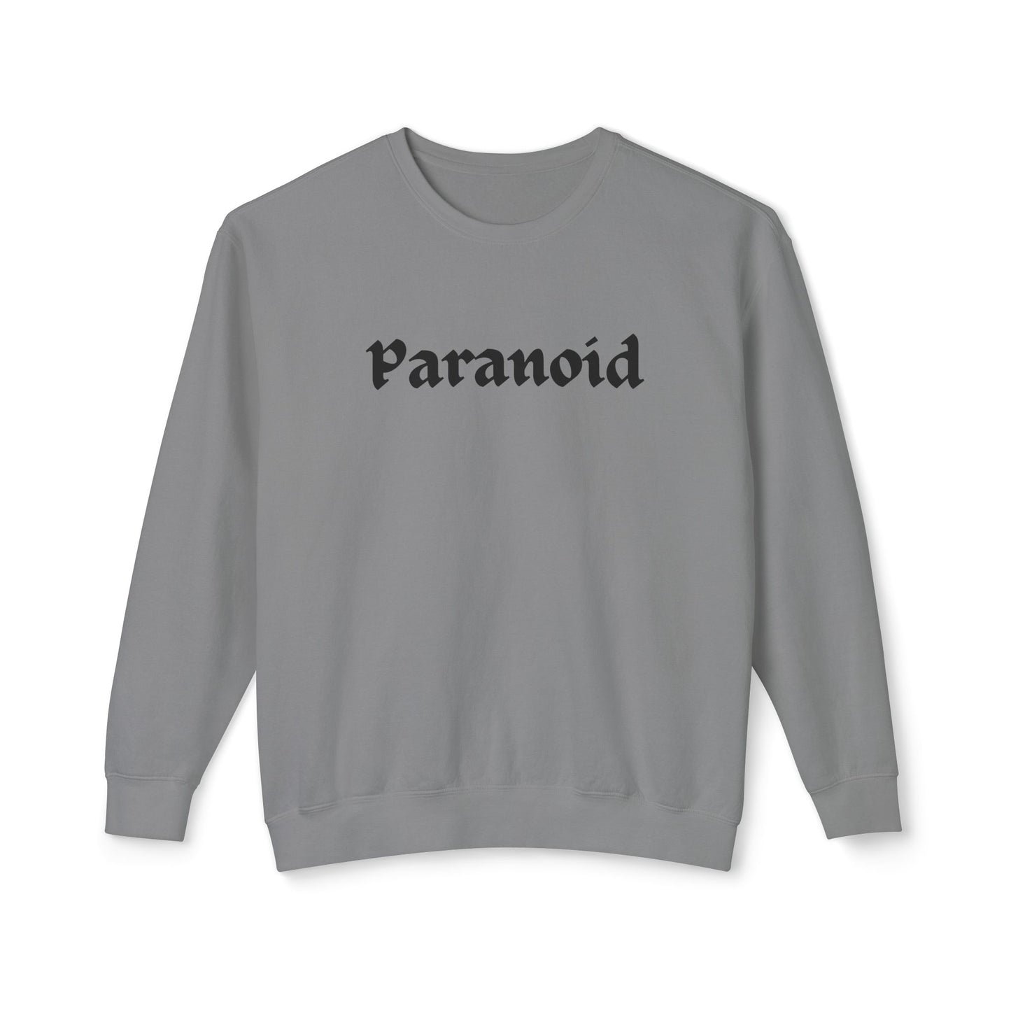 "Paranoid" Crewneck Sweater