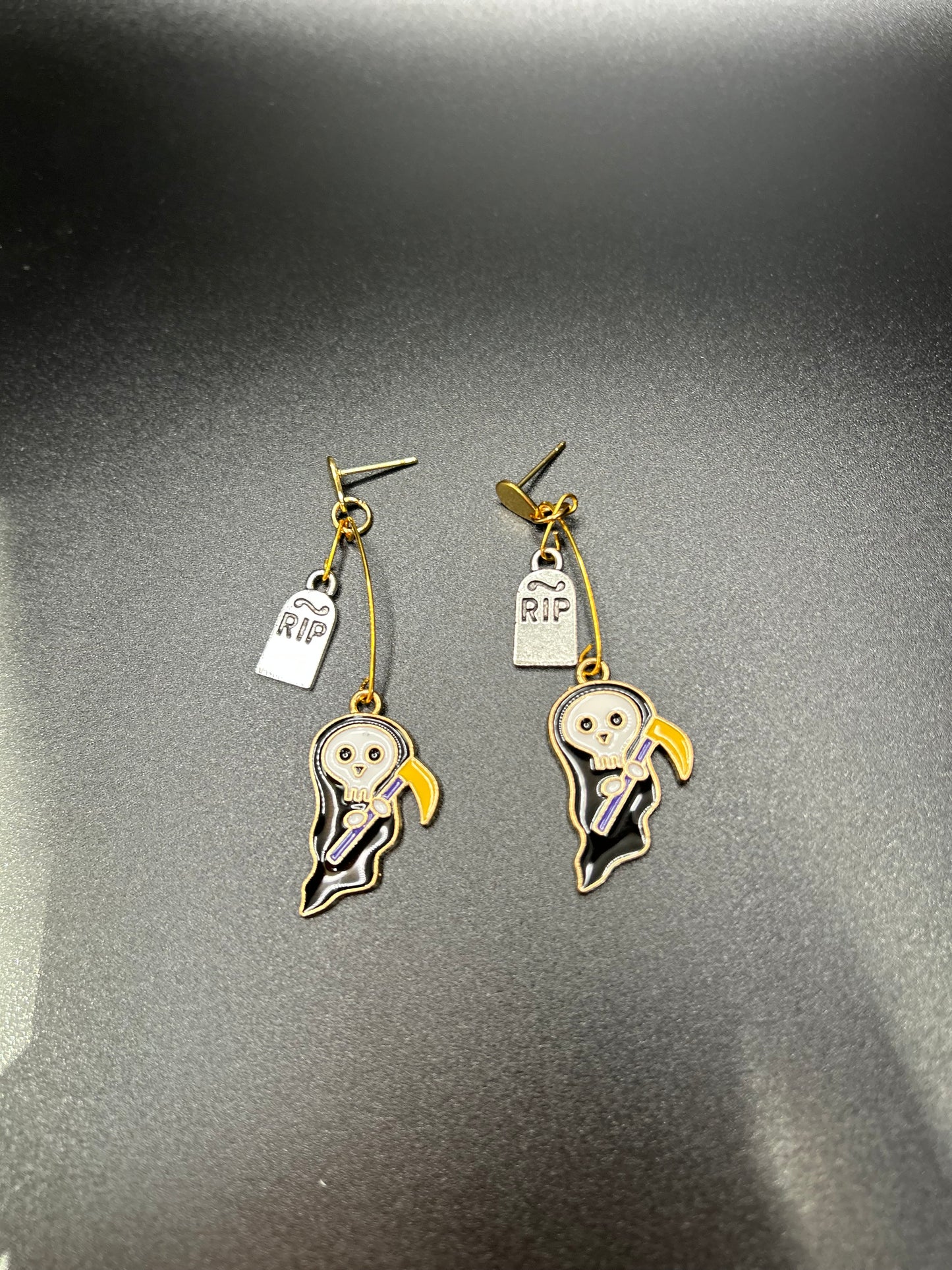 Grim Reaper RIP Earrings