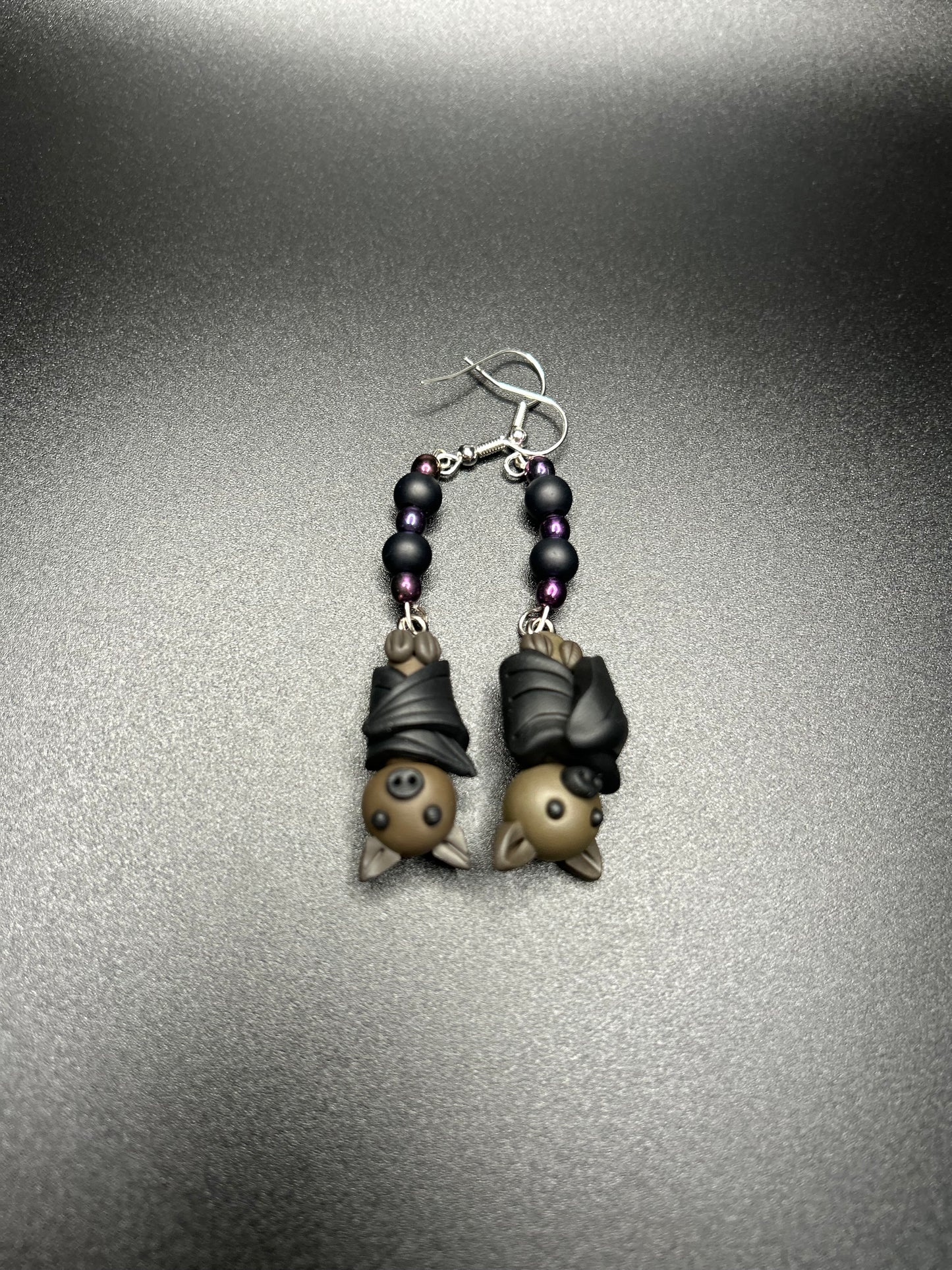 Cute Hanging Bats Earrings