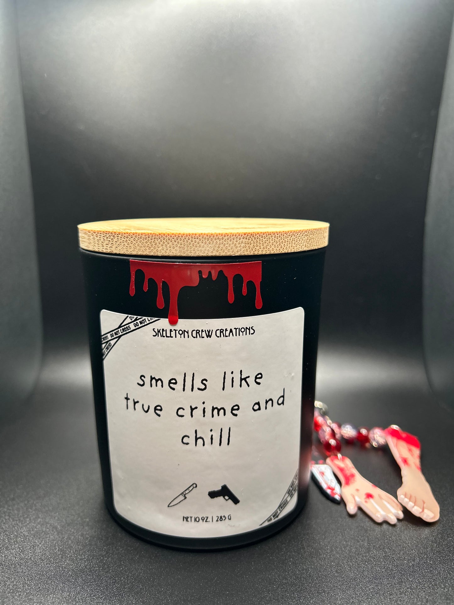 "Smells Like True Crime and Chill" Candle