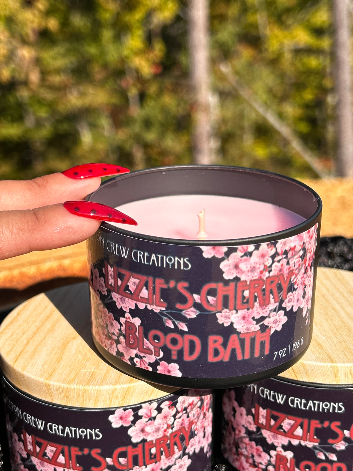 Lizzie’s Cherry Blood Bath Candle