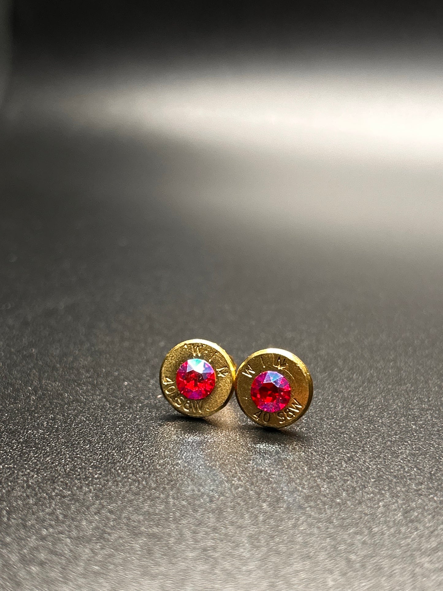 .40 Caliber Casing Earrings