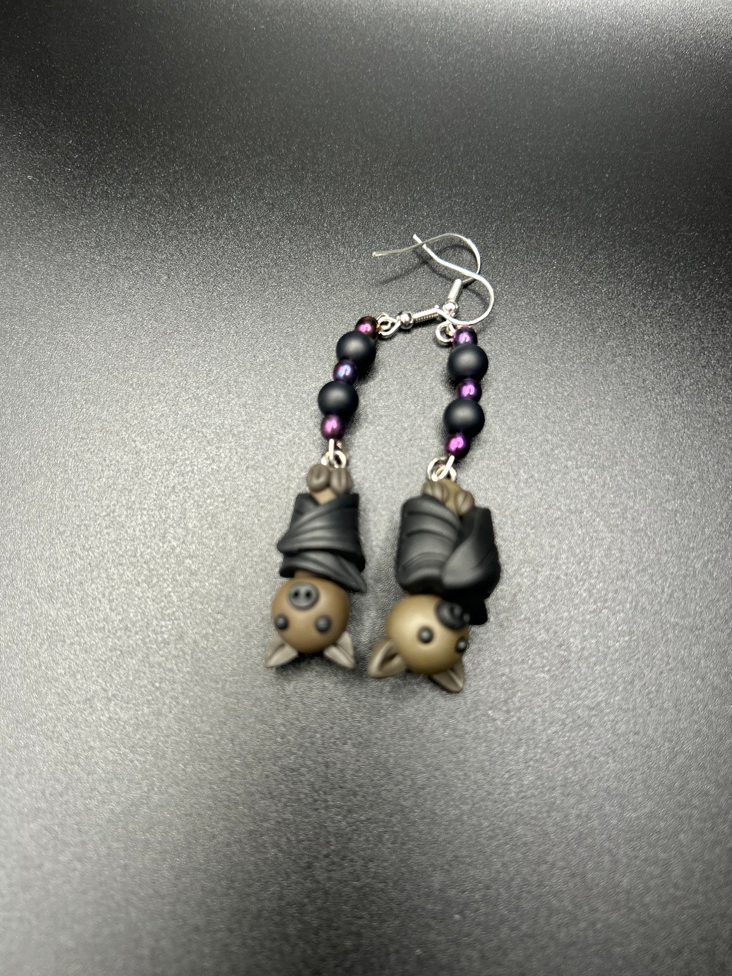 Cute Hanging Bats Earrings