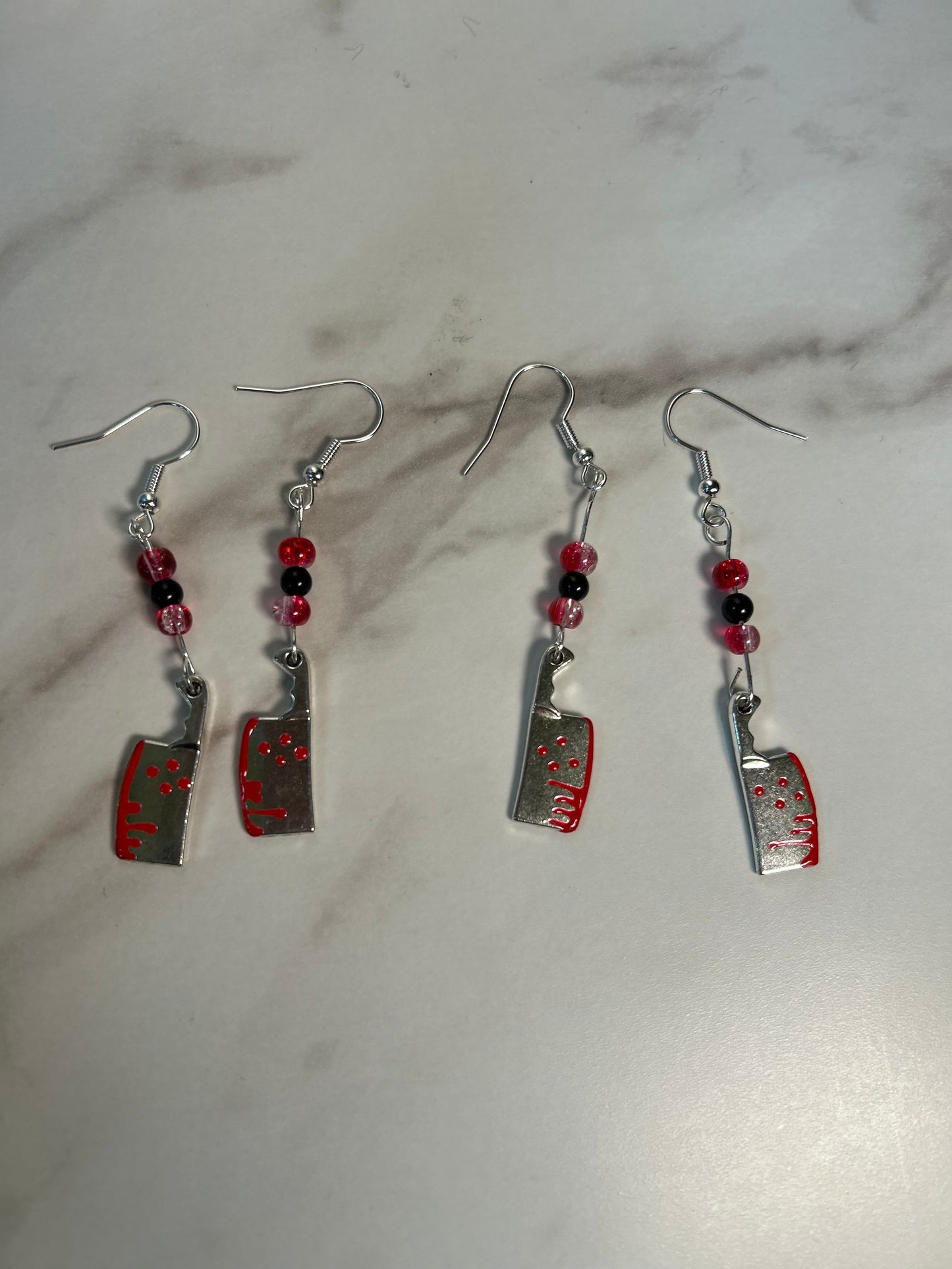 Bloody Cleaver Earrings