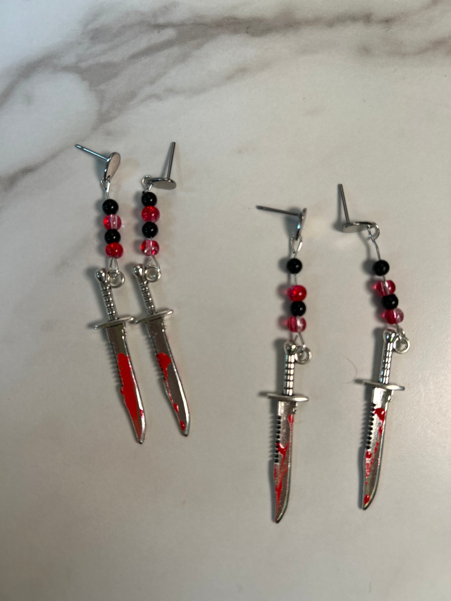 Bloody Knife Earrings