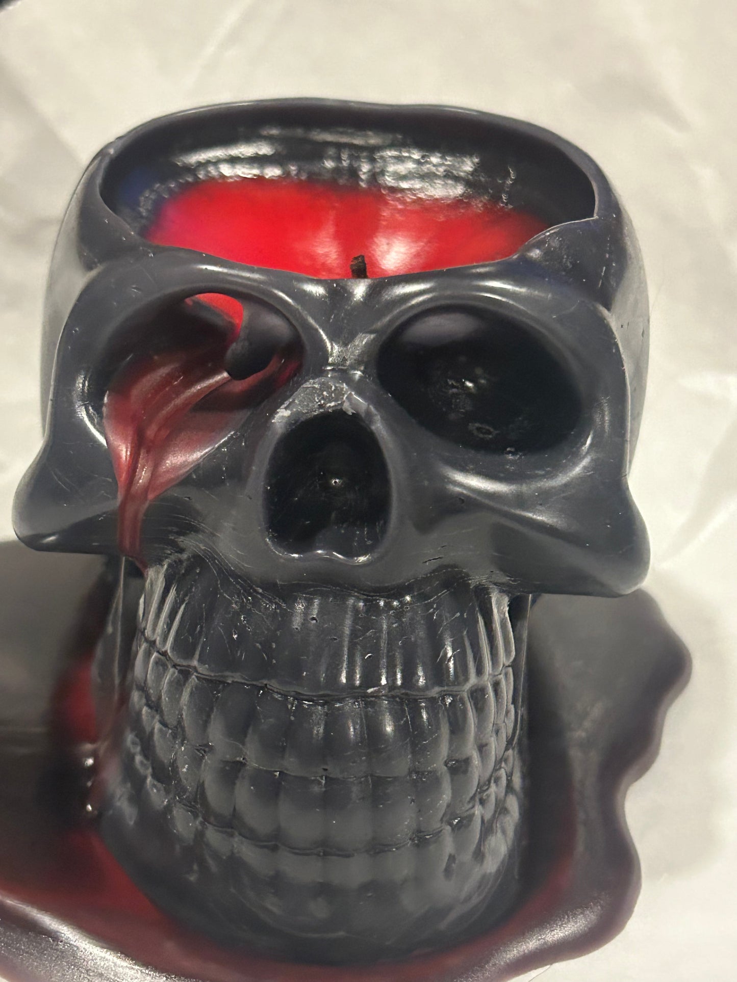 The Skull of Your Enemy - Bleeding Skull Candle