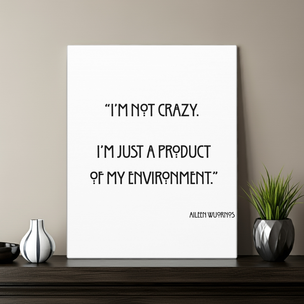 Aileen Wuornos Quote Canvas Print