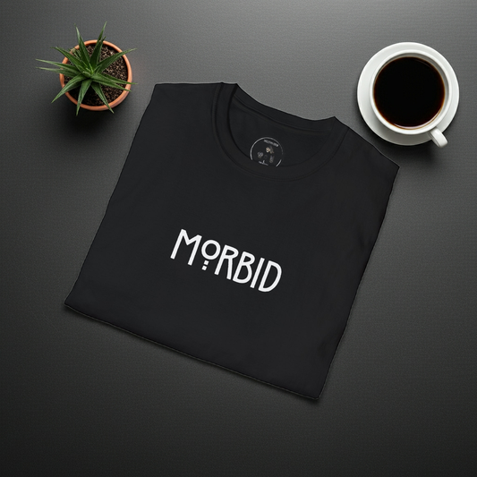 Morbid Black T-shirt - Gothic Graphic Tee for Dark Souls