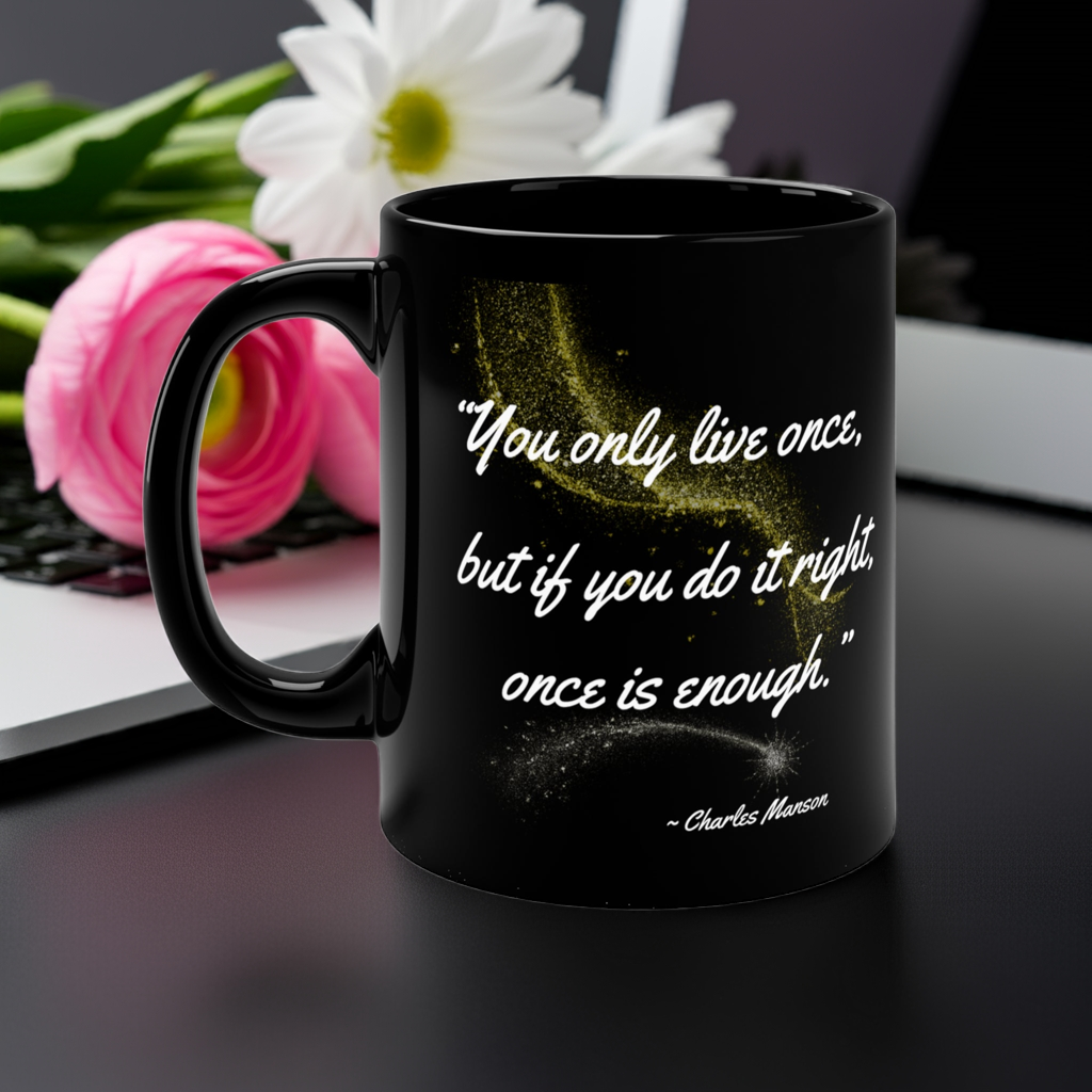 Charles Manson Inspirational Quote Coffee Mug