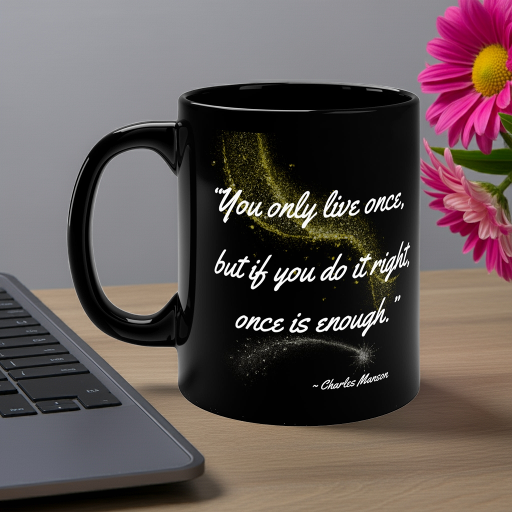Charles Manson Inspirational Quote Coffee Mug