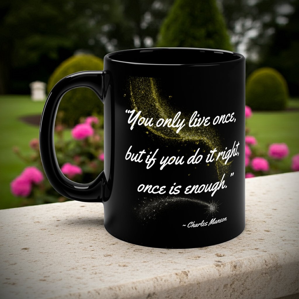 Charles Manson Inspirational Quote Coffee Mug