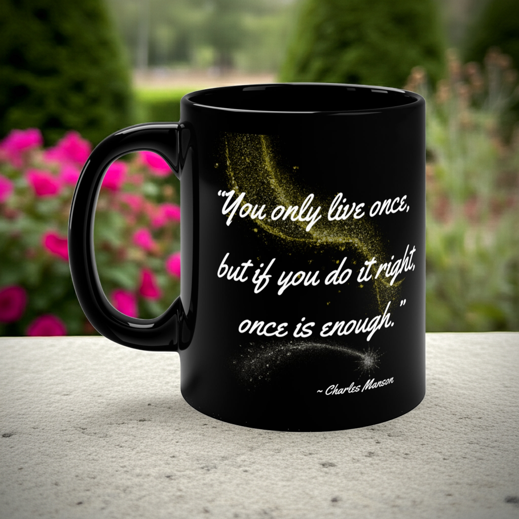 Charles Manson Inspirational Quote Coffee Mug