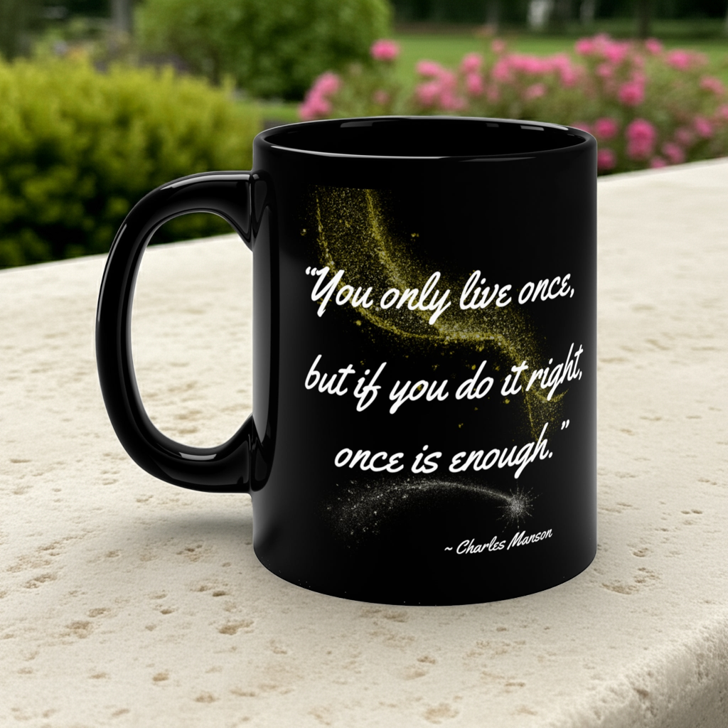 Charles Manson Inspirational Quote Coffee Mug