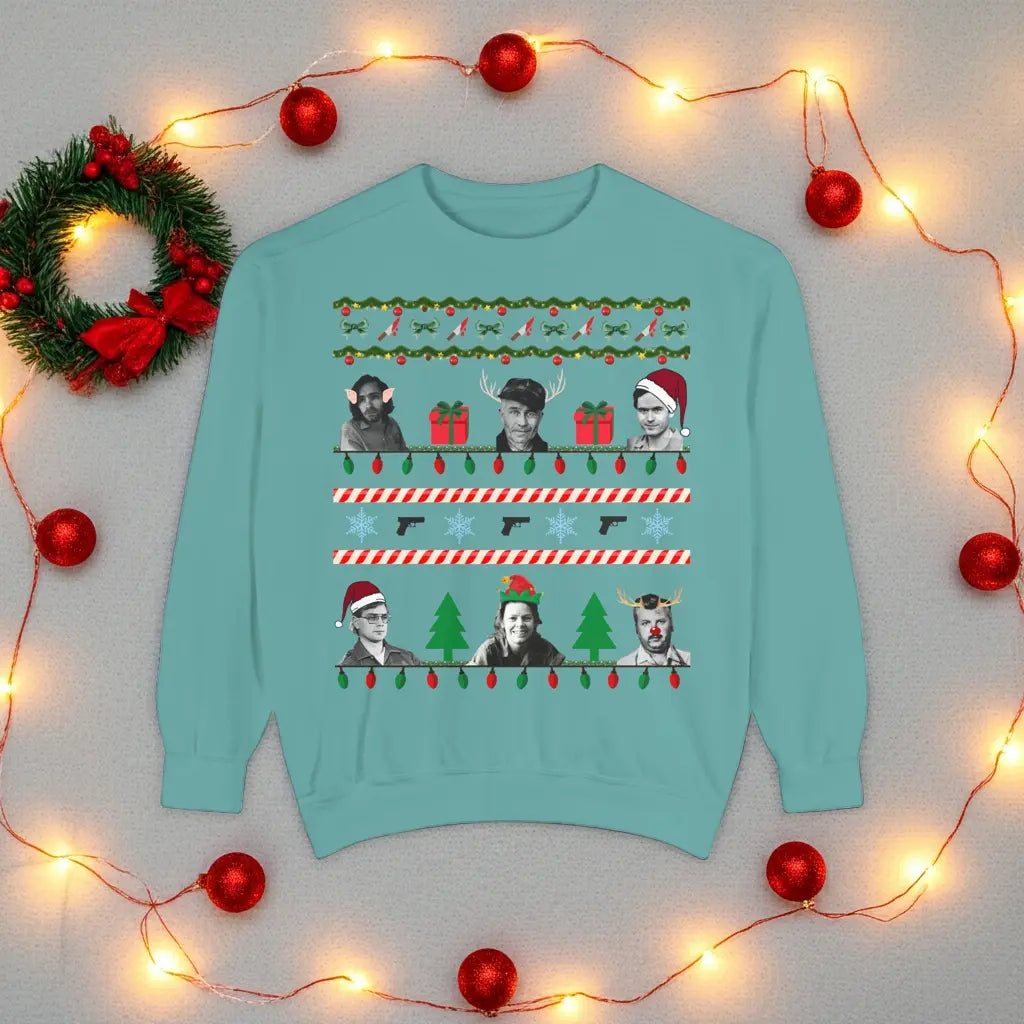 Serial Killer Ugly Christmas Sweater Printify