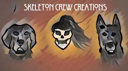 Hey, it's me.  Your awkward morbid friend. Skeleton Crew Creations
