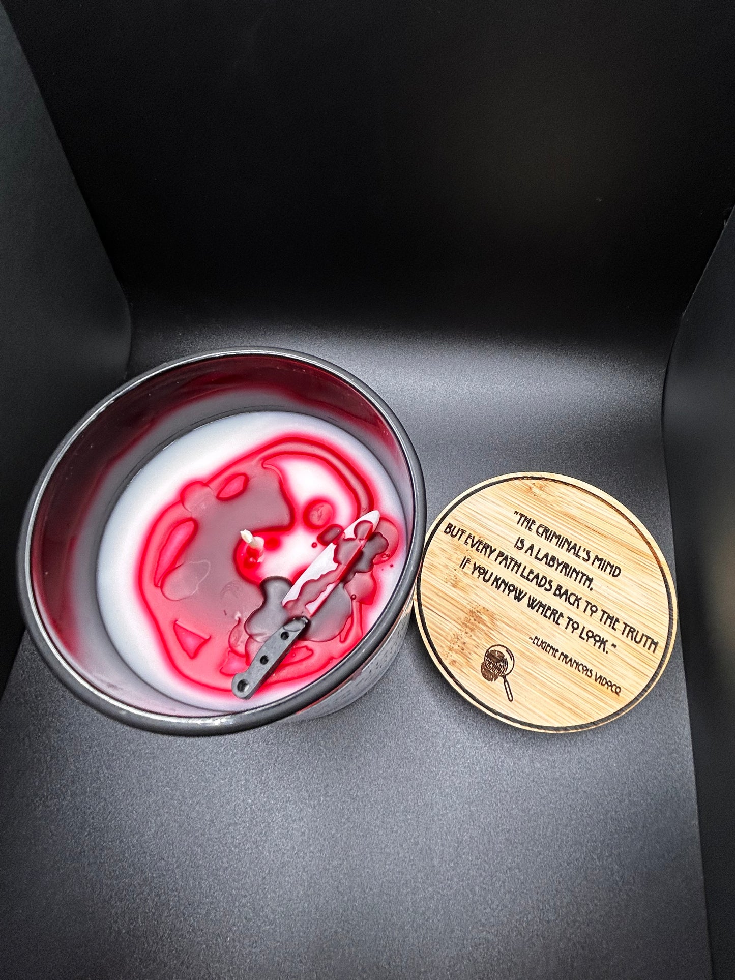 "Smells Like True Crime and Chill" Candle