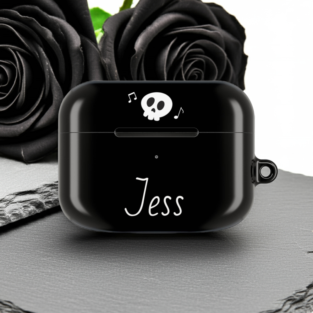 Personalized Skull AirPod Case