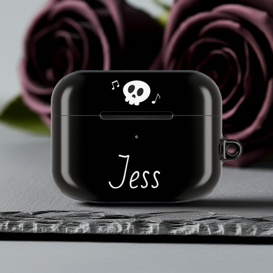 Personalized Skull AirPod Case