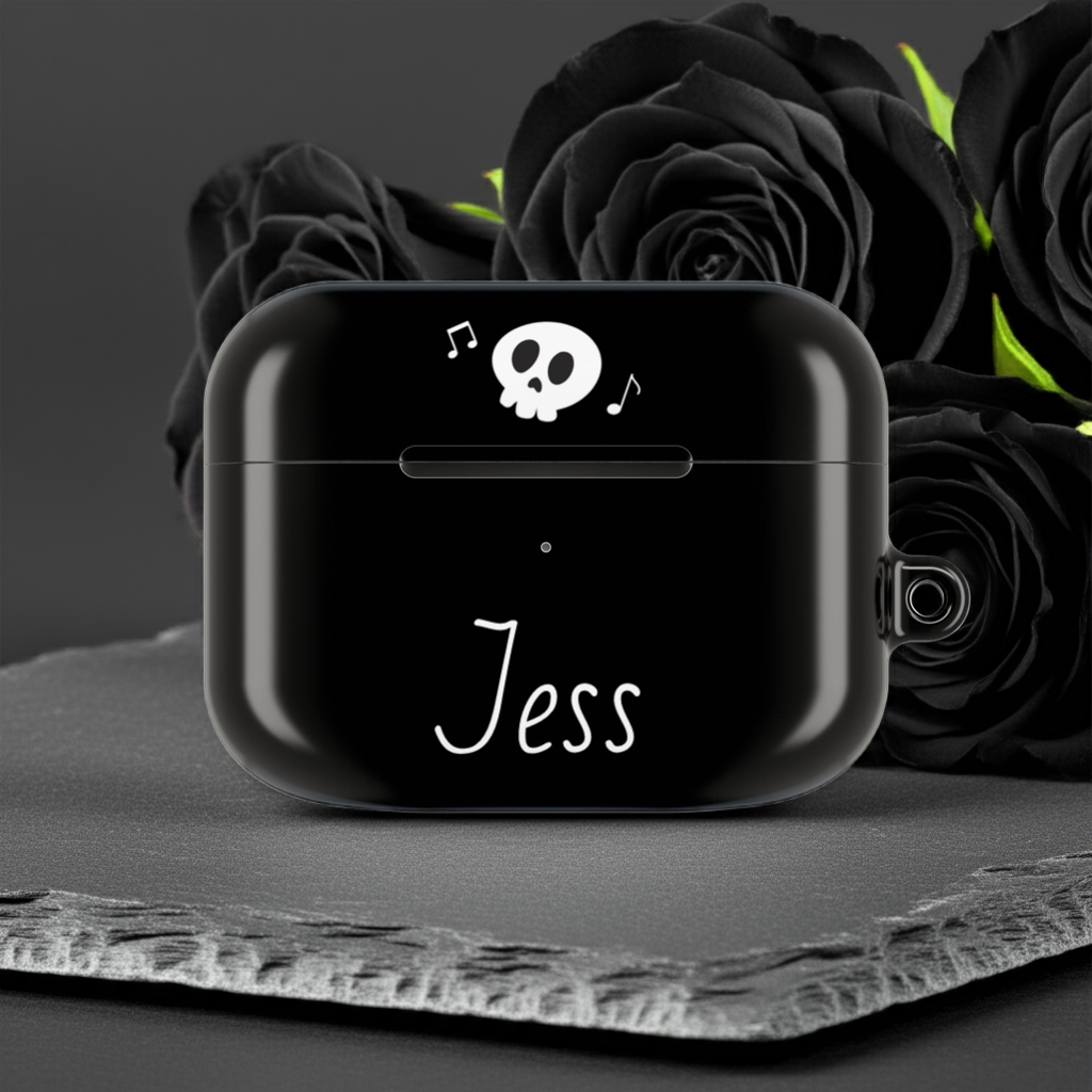 Personalized Skull AirPod Case