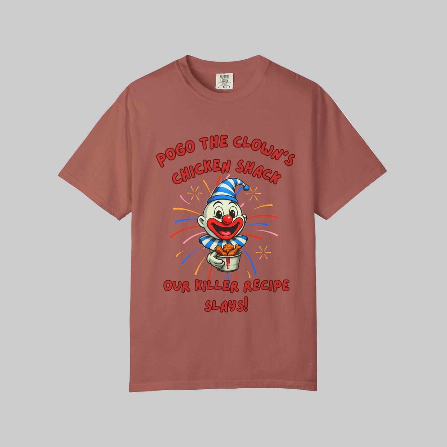 Pogo the Clown Fried Chicken Shirt - John Wayne Gacy Inspired Tee