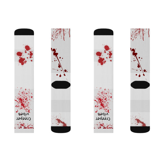 Creeper Vibes Blood Stained Socks