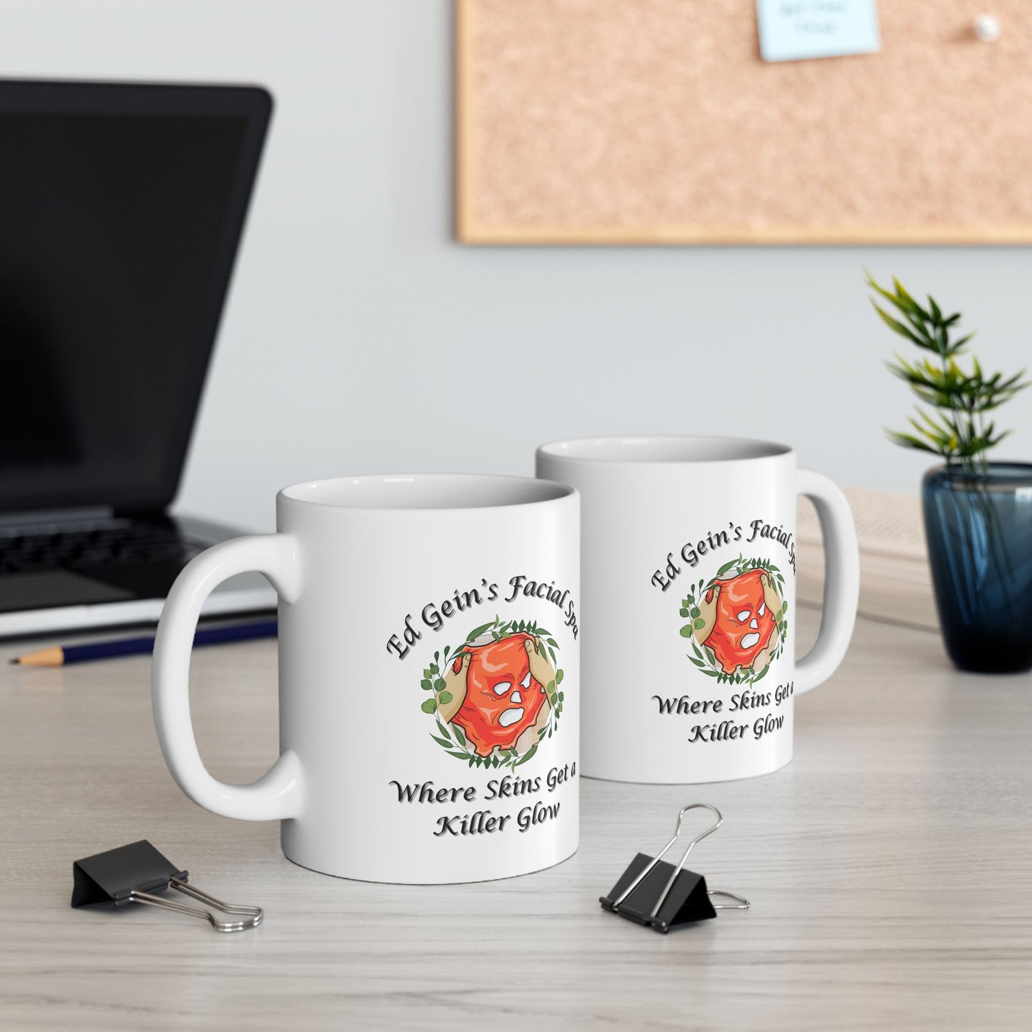 Ed Gein Facial Spa Ceramic Mug