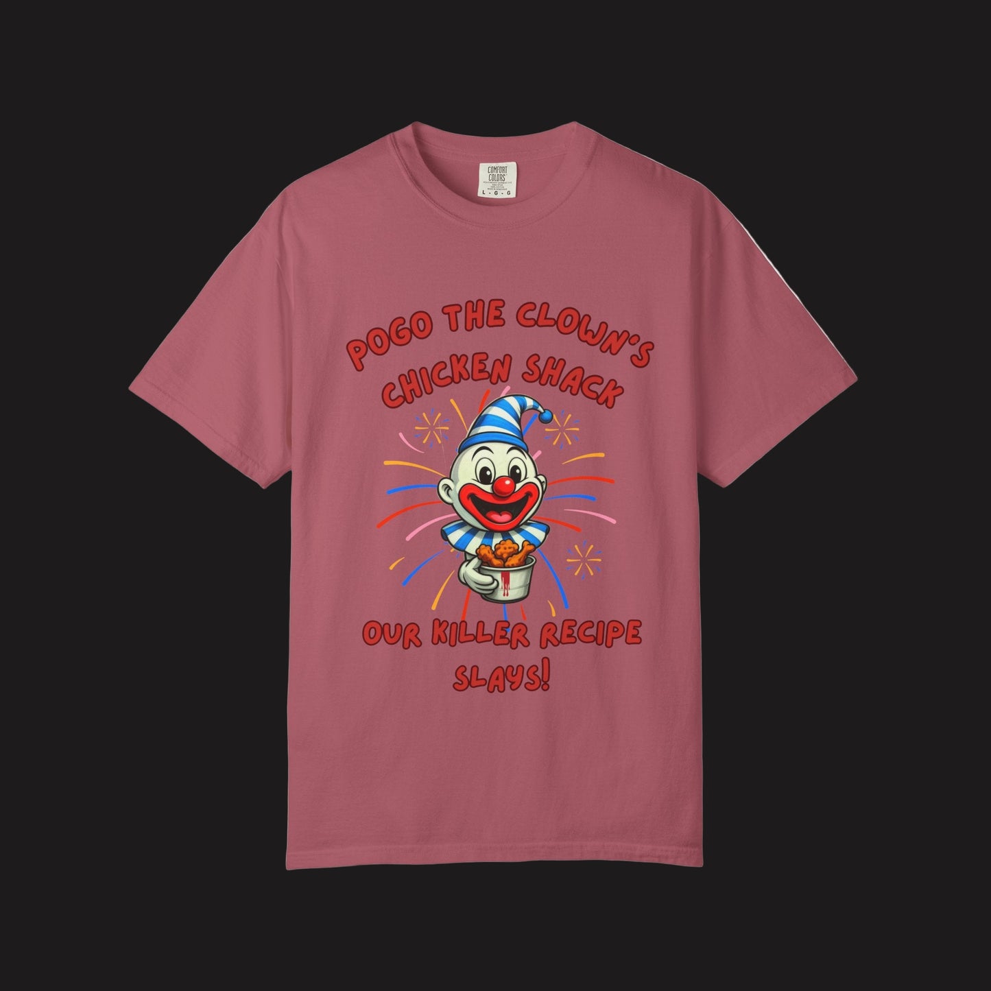 Pogo the Clown Fried Chicken Shirt - John Wayne Gacy Inspired Tee