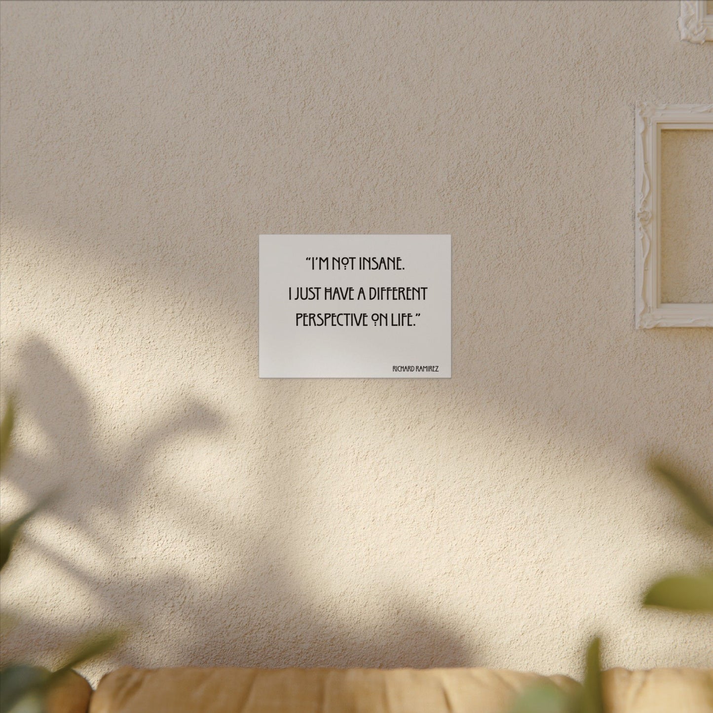 Richard Ramirez Quote Canvas Print