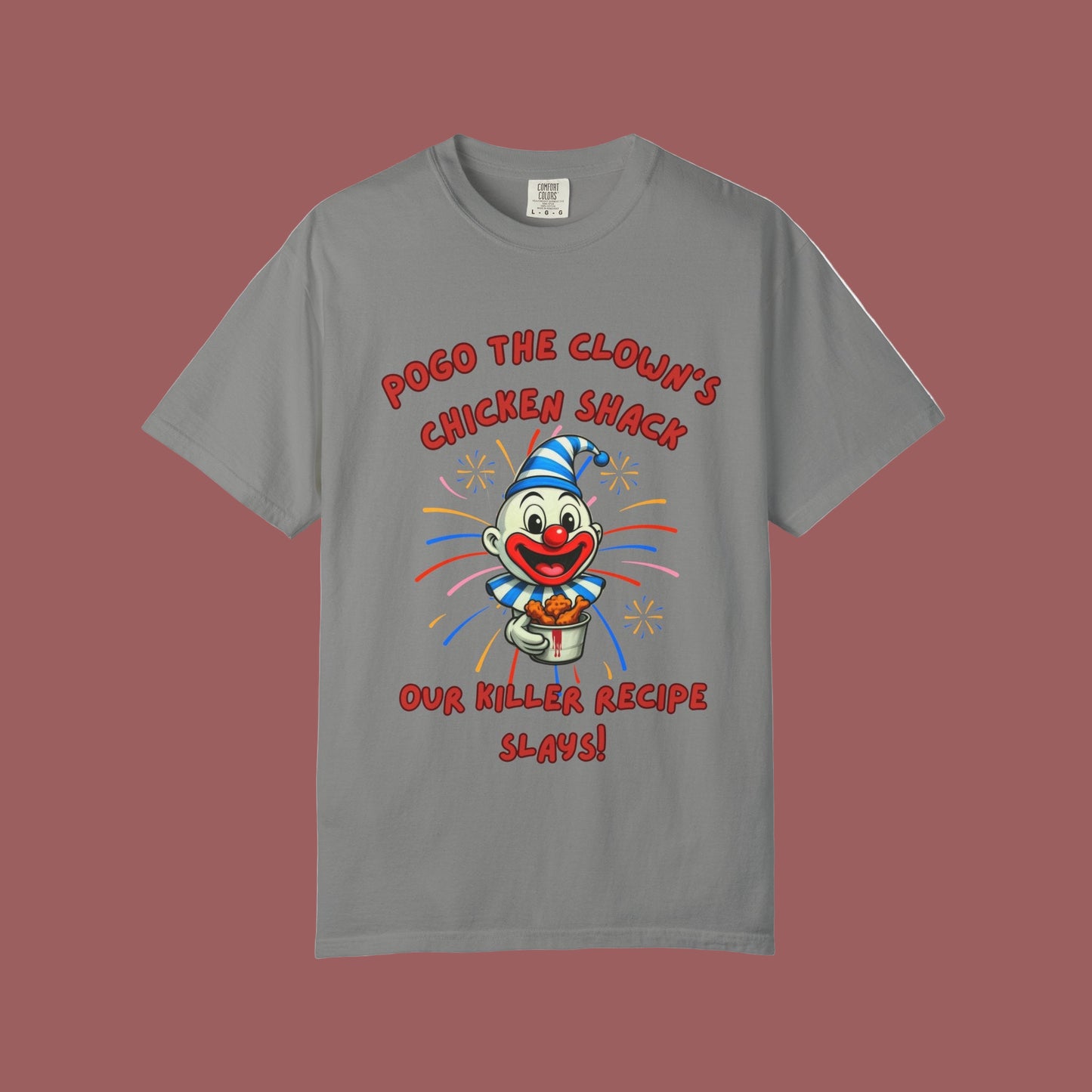 Pogo the Clown Fried Chicken Shirt - John Wayne Gacy Inspired Tee