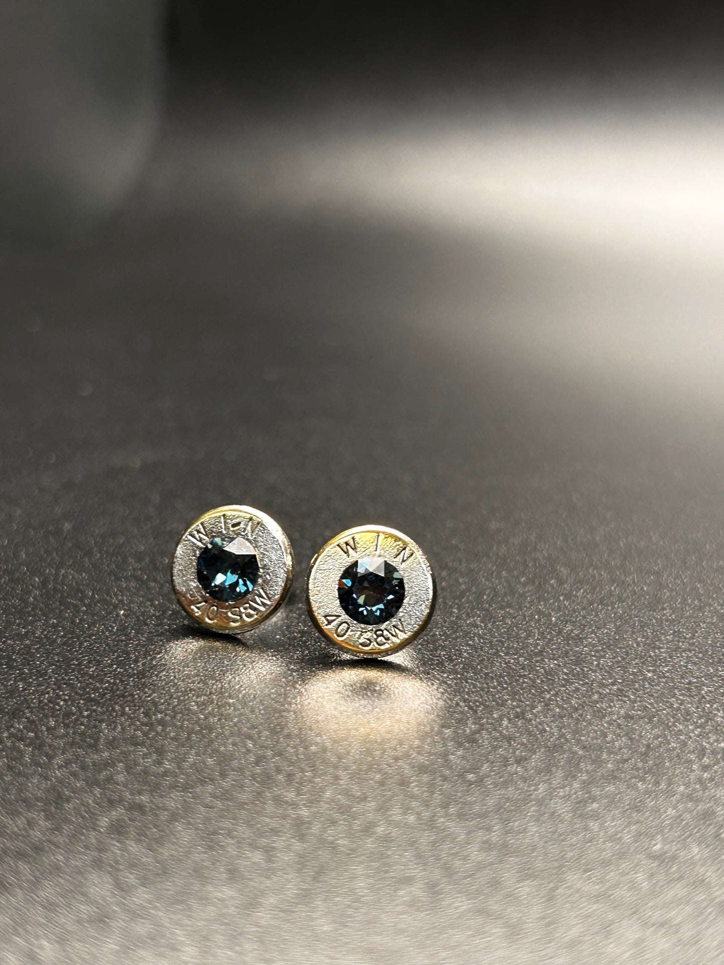 .40 Caliber Casing Earrings