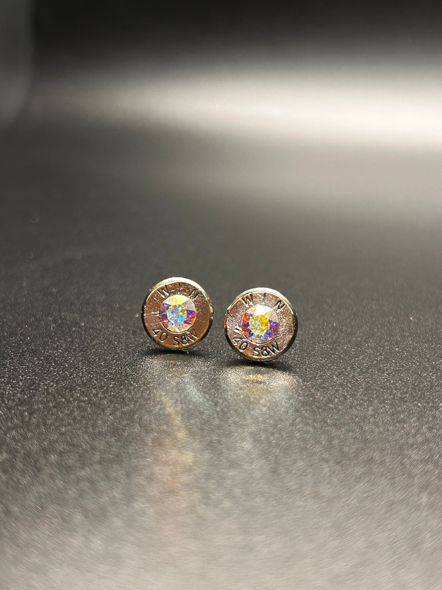 .40 Caliber Casing Earrings