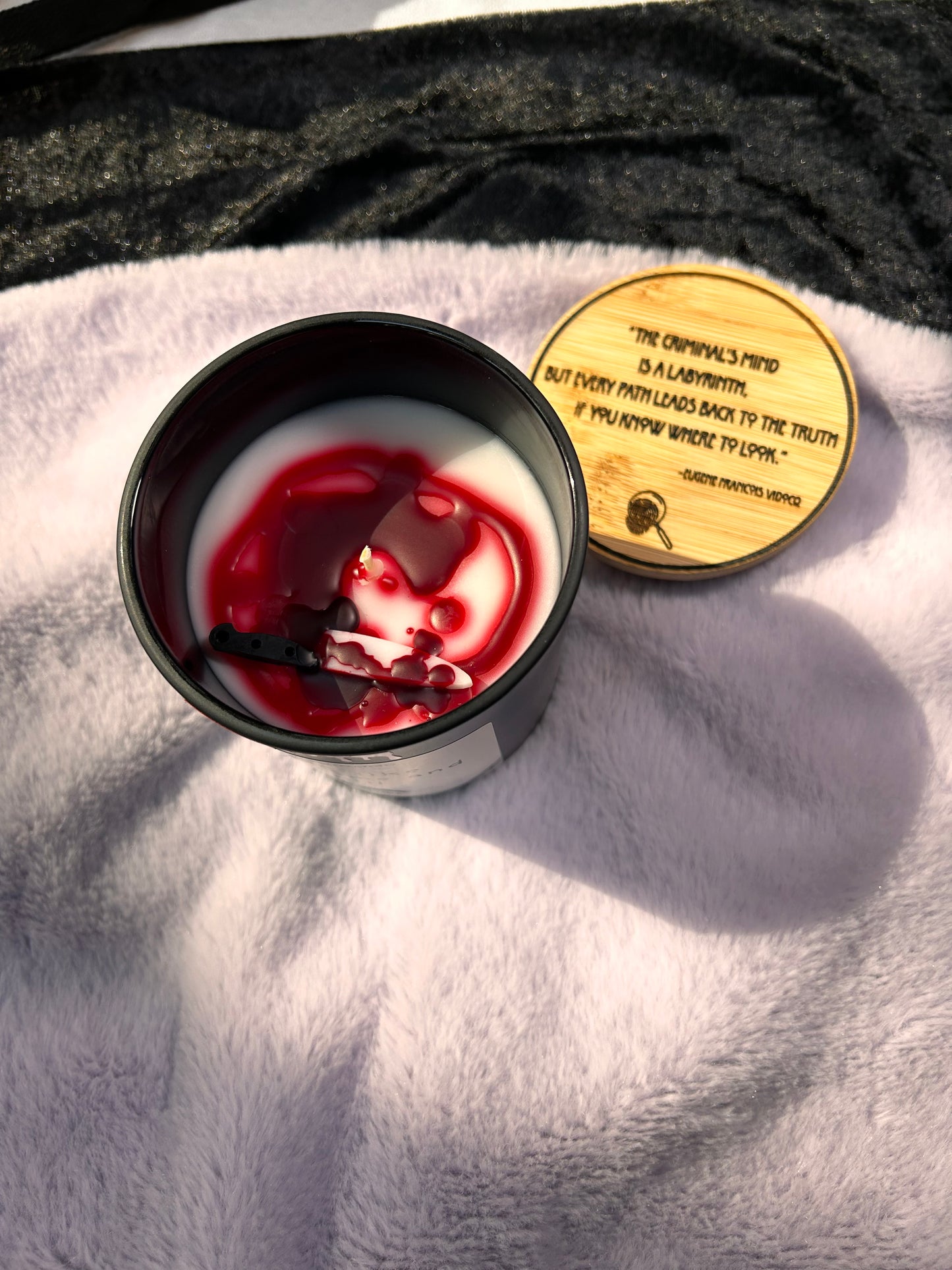 "Smells Like True Crime and Chill" Candle