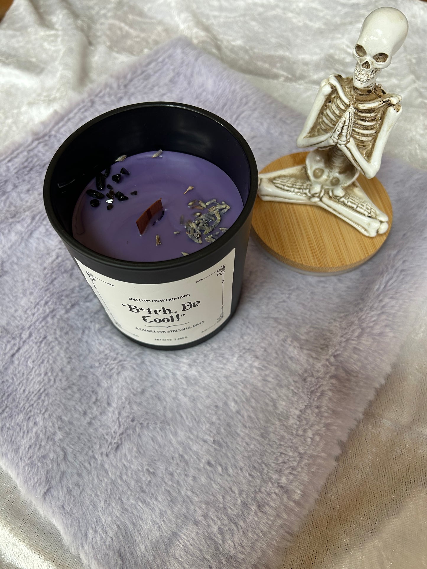 "Bitch Be Cool!" - Lavender and Vanilla Candle