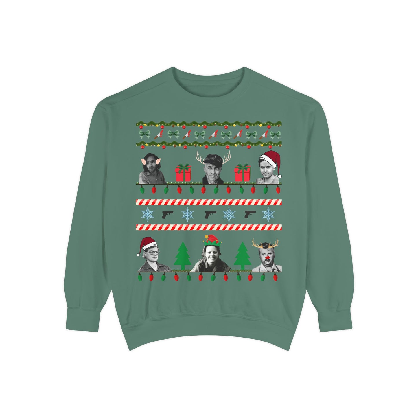 Serial Killer Ugly Christmas Sweater