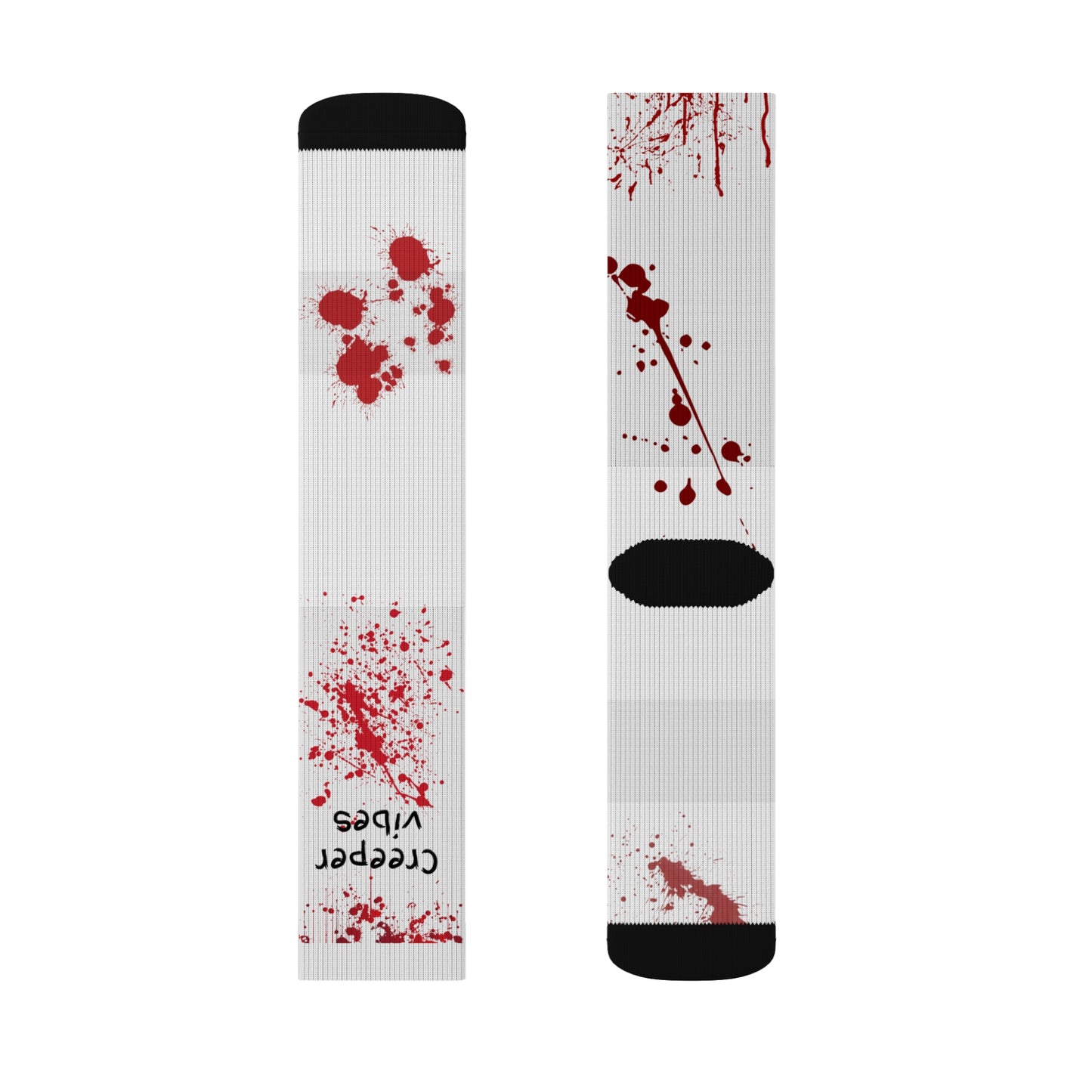 Creeper Vibes Blood Stained Socks