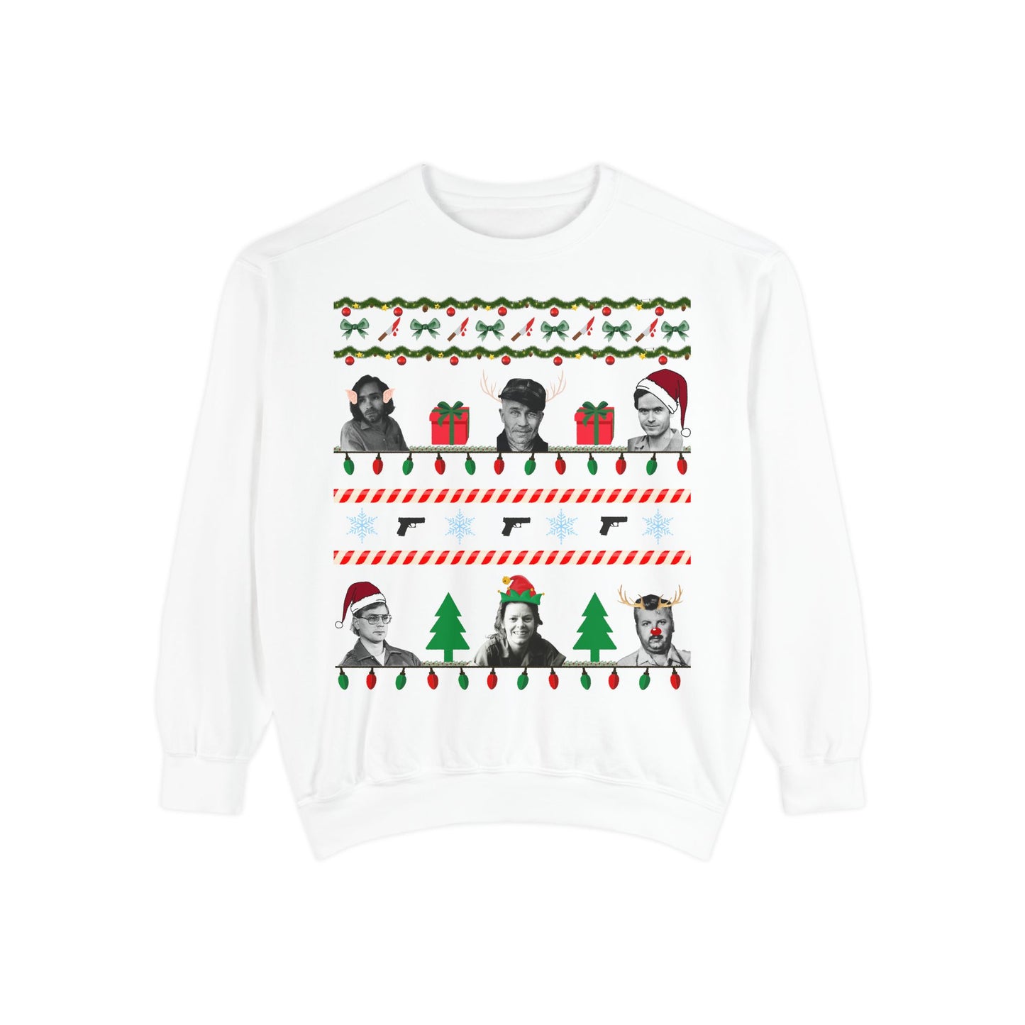 Serial Killer Ugly Christmas Sweater