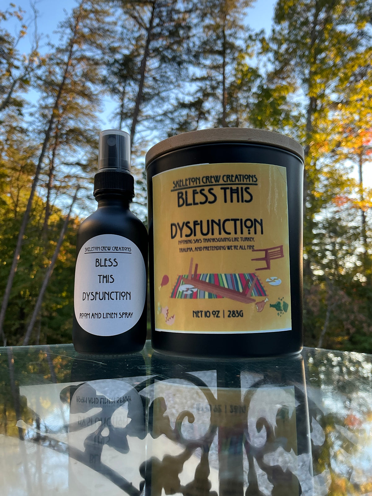 Bless This Dysfunction Candle & Room Spray Bundle