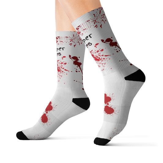 Creeper Vibes Blood Stained Socks