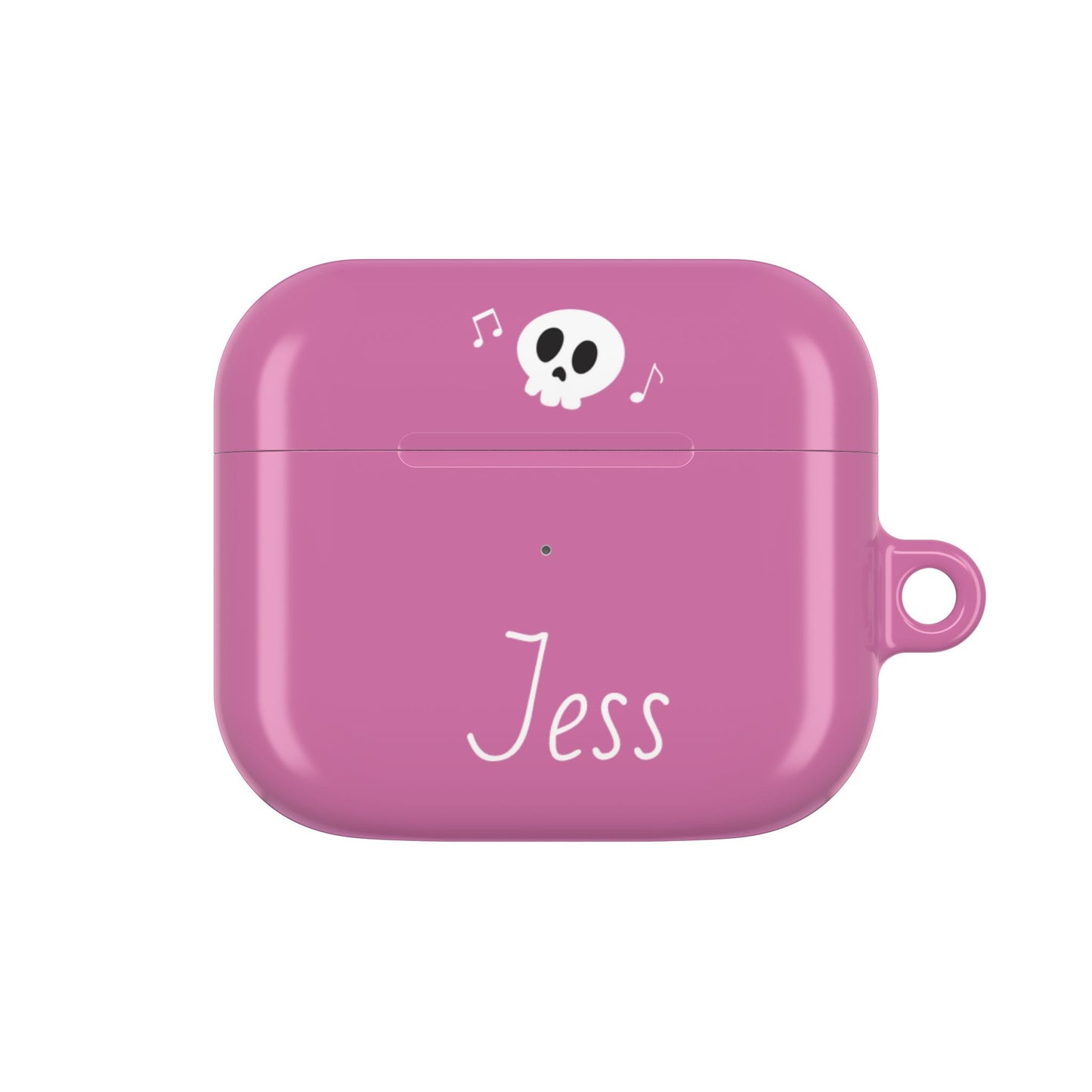 Pink Personalized AirPods Case